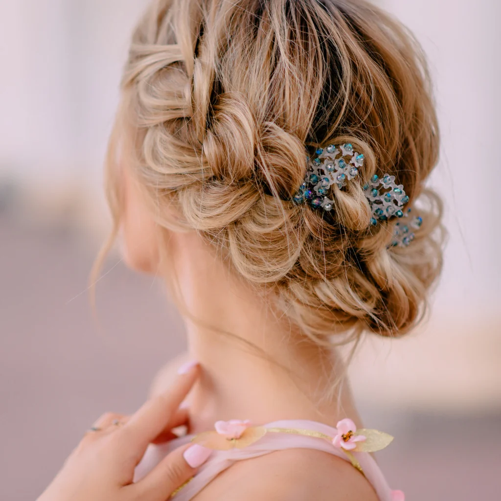 Bridal updo styling at Do's Hair Salon Greenwich